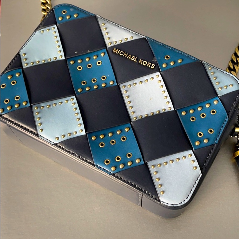 MK woven camera bag